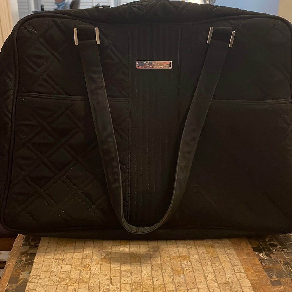Vera Bradley quilted briefcase/overnight bag.